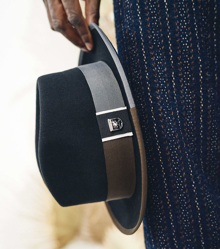 ALPHA FEDORA Wool Felt Pinch Front Hat