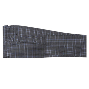 293-28 Men's Slim Fit Checked Suits - Image 10