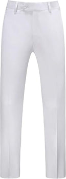 Mens Dress Pants Front Flat Fit Casual Pants