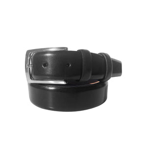 CBelt -1547 Plain Leather Belt - Black