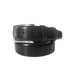 CBelt -1547 Plain Leather Belt - Black