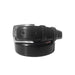 CBelt -1547 Plain Leather Belt - Black