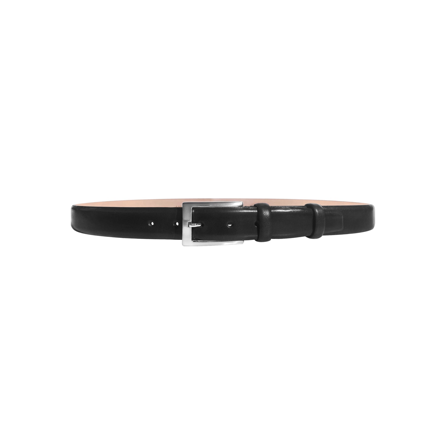 CBelt -1547 Plain Leather Belt - Black - Image 2