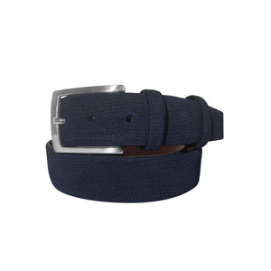 CBelt -1547  Design Suede Belt - Navy Suede