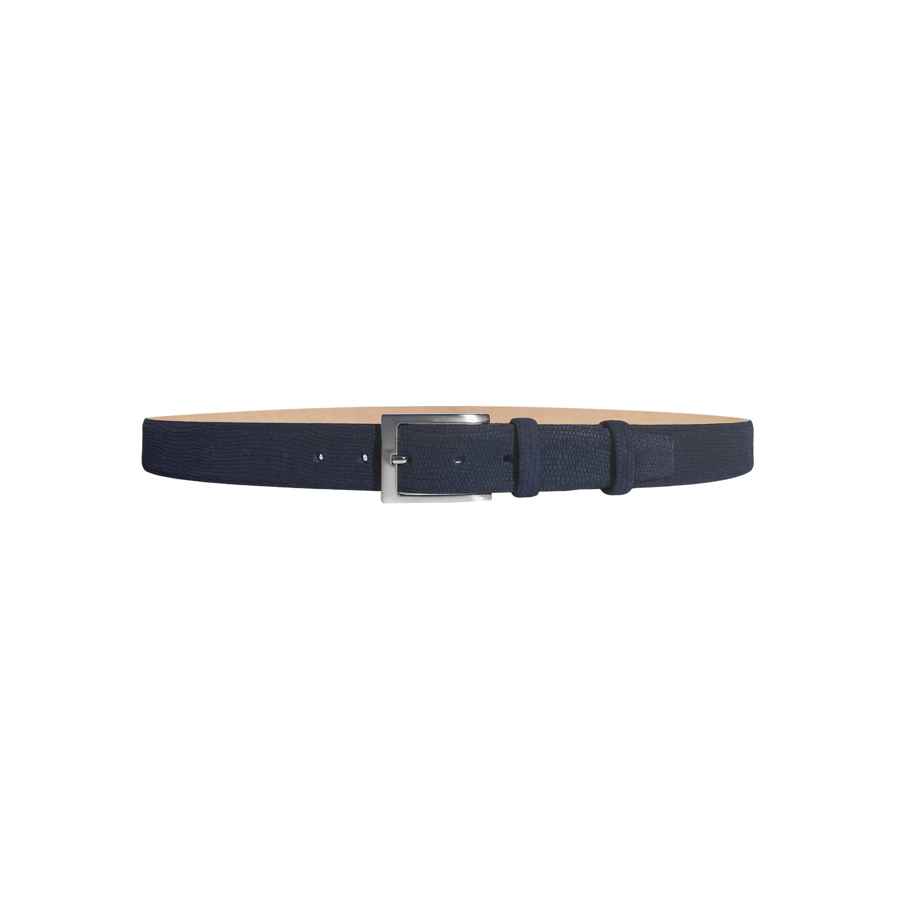 CBelt -1547  Design Suede Belt - Navy Suede - Image 2