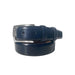 CBelt -1547 Plain Leather Belt - Navy