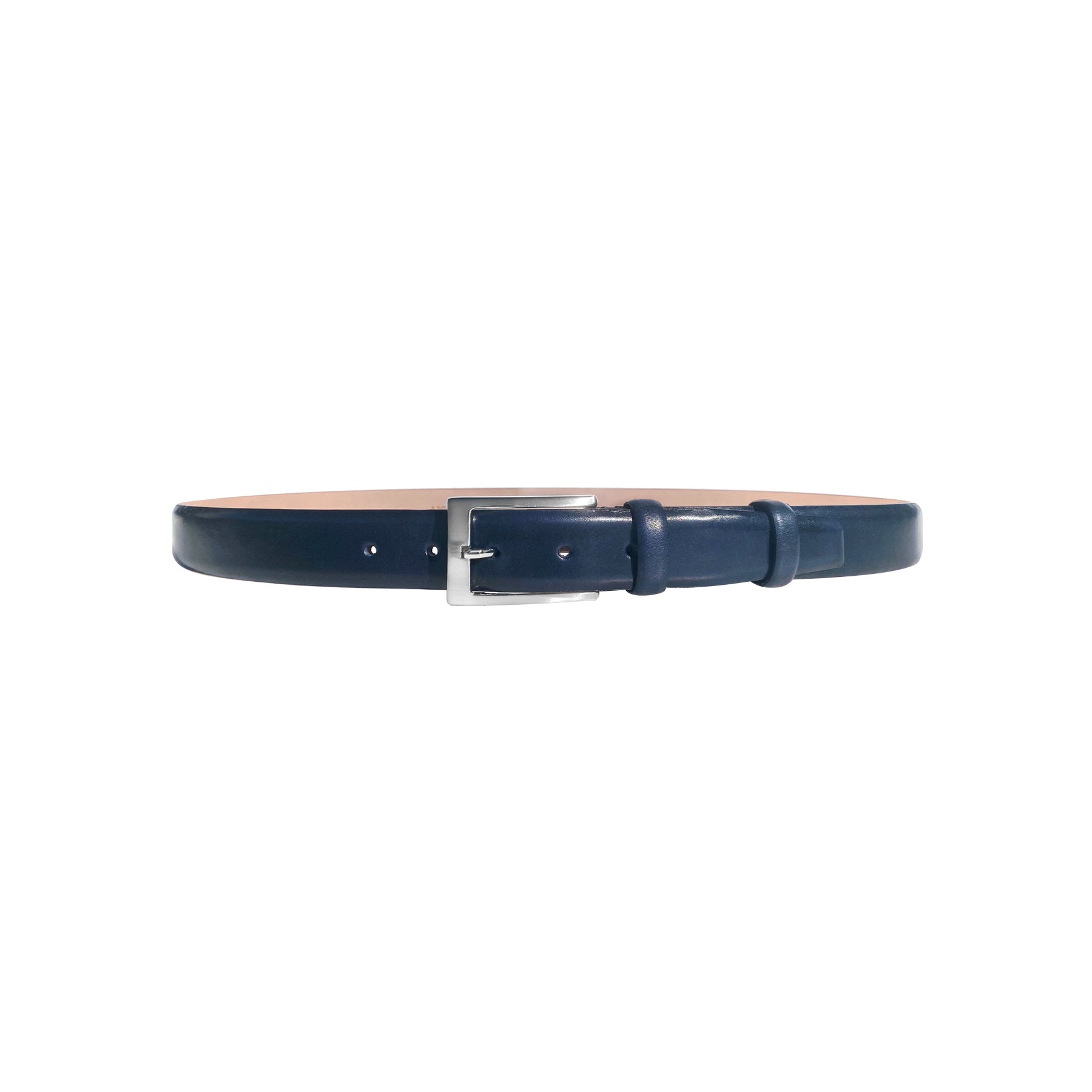 CBelt -1547 Plain Leather Belt - Navy - Image 2