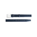 CBelt -1547 Plain Leather Belt - Navy