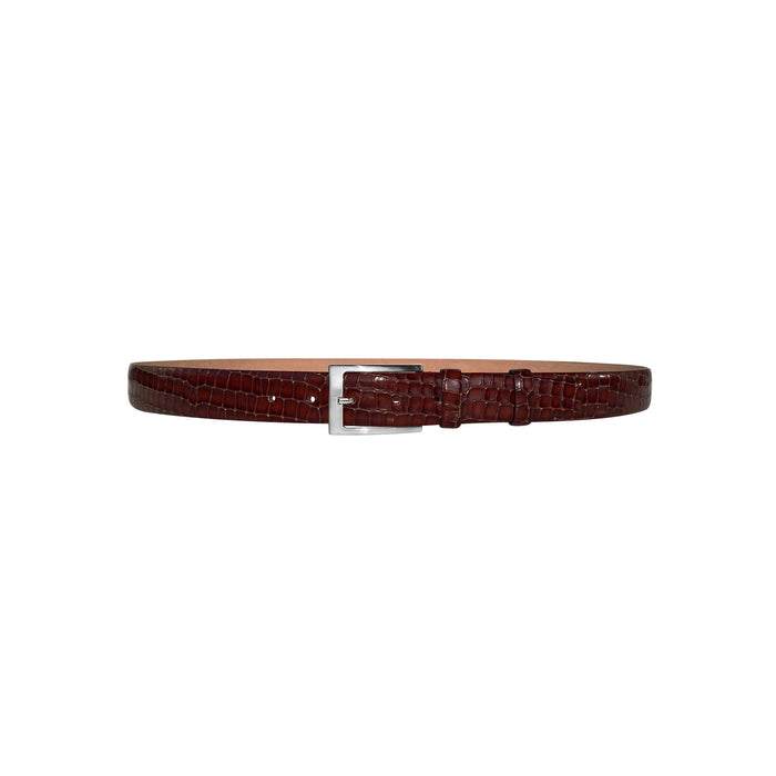 CBelt -3470 Croco Leather Belt - Tabbaco - Image 2