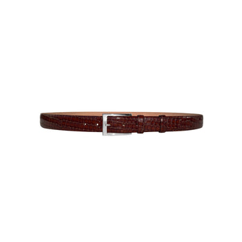 CBelt -3470 Croco Leather Belt - Tabbaco - Image 2