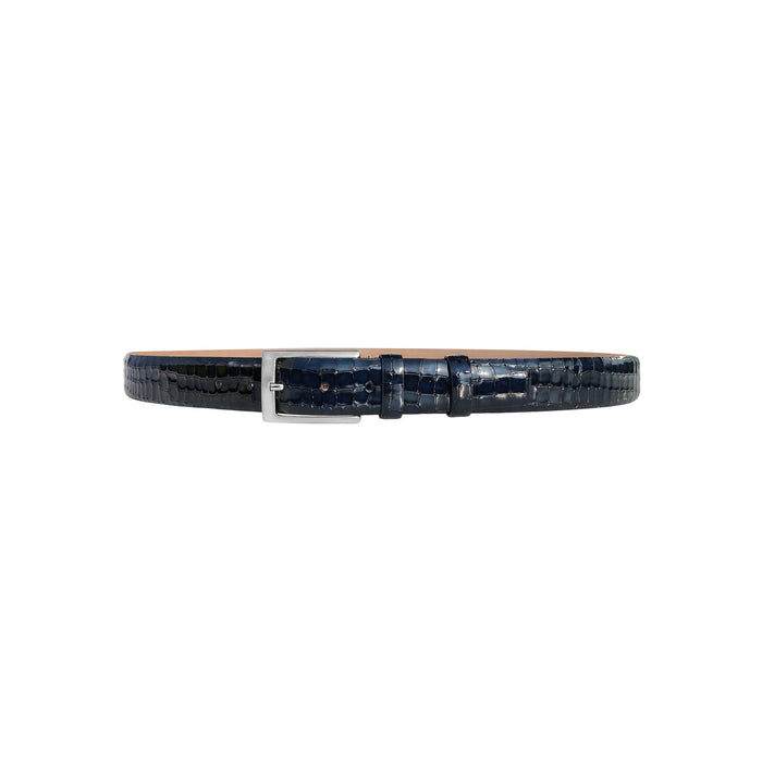 CBelt -3470 Croco Leather Belt - Navy - Image 2