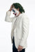 Men’s White Blazer Joker Folie à Deux Arthur Fleck Inspired Jacket – Classic Formal Party Blazer, Elegant Evening Wear, Stylish Costume Blazer