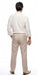 Tony Montana’s White Linen Shirt and Tan Pants – Men’s White Formal Shirt with Tan Trousers for Party, Wedding and Vintage Style Outfit