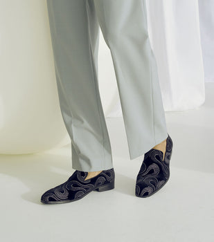 Stacy Adams Swainson Plain Toe Embroidered Slip On by Stacy Adams Shoes