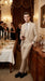 Mens Sand Beige 3 Piece Suit – Double breasted Vest Formal Suit Set  and Dress Pants in Champaign Natural Summer Color