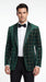 Men’s Green and Gold Plaid Christmas Holiday Blazer – Classic Check Party Jacket for New Year, Wedding and Festive New Year event