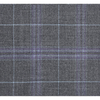 293-25 Men's Classic Fit Checked Suits - Image 11