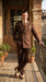 Men’s Brown Vintage Double Breasted Suit, Classic 1940s Style Formal Wedding Business Suit Set