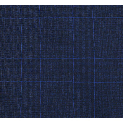 293-26 Men's Classic Fit Checked Suits - Image 11