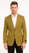 Men’s Mustard Gold Yellow Houndstooth Blazer Jacket, Check Pattern Formal Sport Coat for Weddings, Prom, Business 2 Buttons Modern Fit