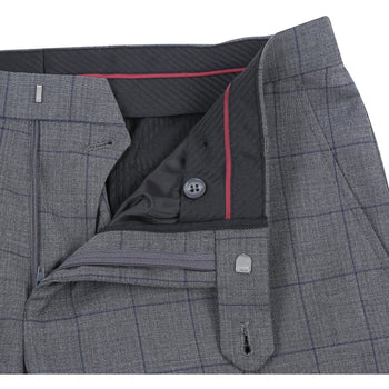 293-44 Men's Double-Breasted New Slim Fit Suits - Image 11