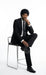 Mens Black Blazer – Jules Winnfield Inspired Pulp Fiction Style Classic Formal Blazer for Men Vintage Retro Jacket