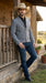Mens Gray Western Blazer Set – Cowboy Style Jacket and Pants Outfit Classic Country Western Suit