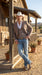 Men’s Light Grey Cowboy Blazer with Double breasted Vest – Western Two Piece Suit Pants included