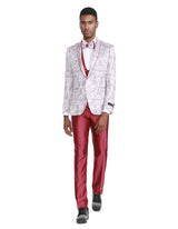 Mens Pink Single Breasted Tuxedo