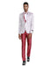 Mens Pink Single Breasted Tuxedo