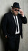 Mens Black Blazer – Vincent Vega Inspired Pulp Fiction Style Classic Formal Blazer for Men Retro Vintage Jacket