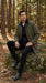 Mens Olive Brown Trench Coat Raincoat – Classic Water Resistant Long Coat with Zip and Button Closure for Business, Travel and Everyday Outerwear