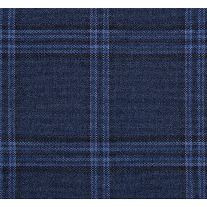 293-22 Men's Slim Fit Checked Suits - Image 12