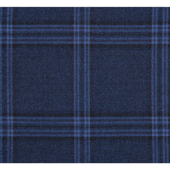293-22 Men's Slim Fit Checked Suits - Image 12