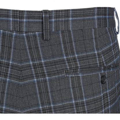 293-28 Men's Slim Fit Checked Suits - Image 12
