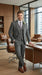 Men’s Peaky Blinder Light Grey Tweed Suit with Vest – Classic Three Piece Formal Suit, Vintage Wedding Business Outfit