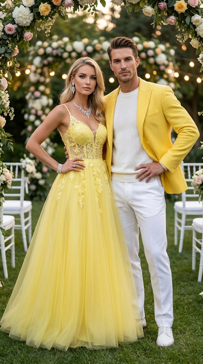 Zacci Brand Men’s Lemon Yellow Blazer Peak Lapel Hopsack Weave – Elegant Formal Blazer Jacket for Wedding, Party, Prom and Smart Casual Wear