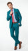 Men’s Teal Green Dark Turquoise Suit – Elegant Formal Suit for Business, Wedding, Party and Modern Style Wear