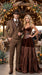 Men’s Brown Pinstripe Western Cowboy Tuxedo, Contrast Shawl Lapel Formal Suit for Weddings, Prom, Parties, and Special Occasions