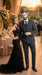 Men’s Black Pinstripe Double Breasted Suit – Classic Formal Business Suit Office and Evening Wear Modern Fit Conservative pattern