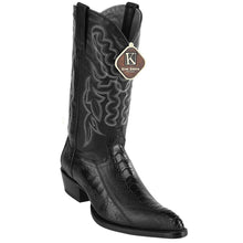 King Exotic Ostrich Leg Traditional Cowboy Boot J-Toe