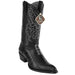 King Exotic Ostrich Leg Traditional Cowboy Boot J-Toe