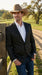 Men’s Black Paisley Western Cowboy Blazer – Classic Western Style Formal Jacket, Elegant Country Blazer Coat - saco para vaquero