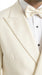 Men’s Ivory Double Breasted Dinner Jacket, Peak Lapel Formal Wedding Prom Tuxedo Blazer in cream off white color