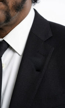 Mens Black Blazer – Jules Winnfield Inspired Pulp Fiction Style Classic Formal Blazer for Men Vintage Retro Jacket