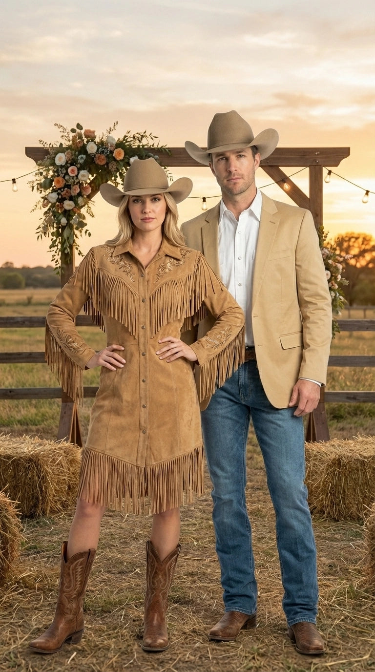 Men’s Tan Camel British khaki Western Blazer – Two Button Classic Casual Sport Coat - Cowboy Country Coat