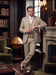 Men’s Light Tan Tweed Great Gatsby 3 Piece Suit – Vintage Vested Wedding Suit, 1920s Classic Formal Outfit Herringbone