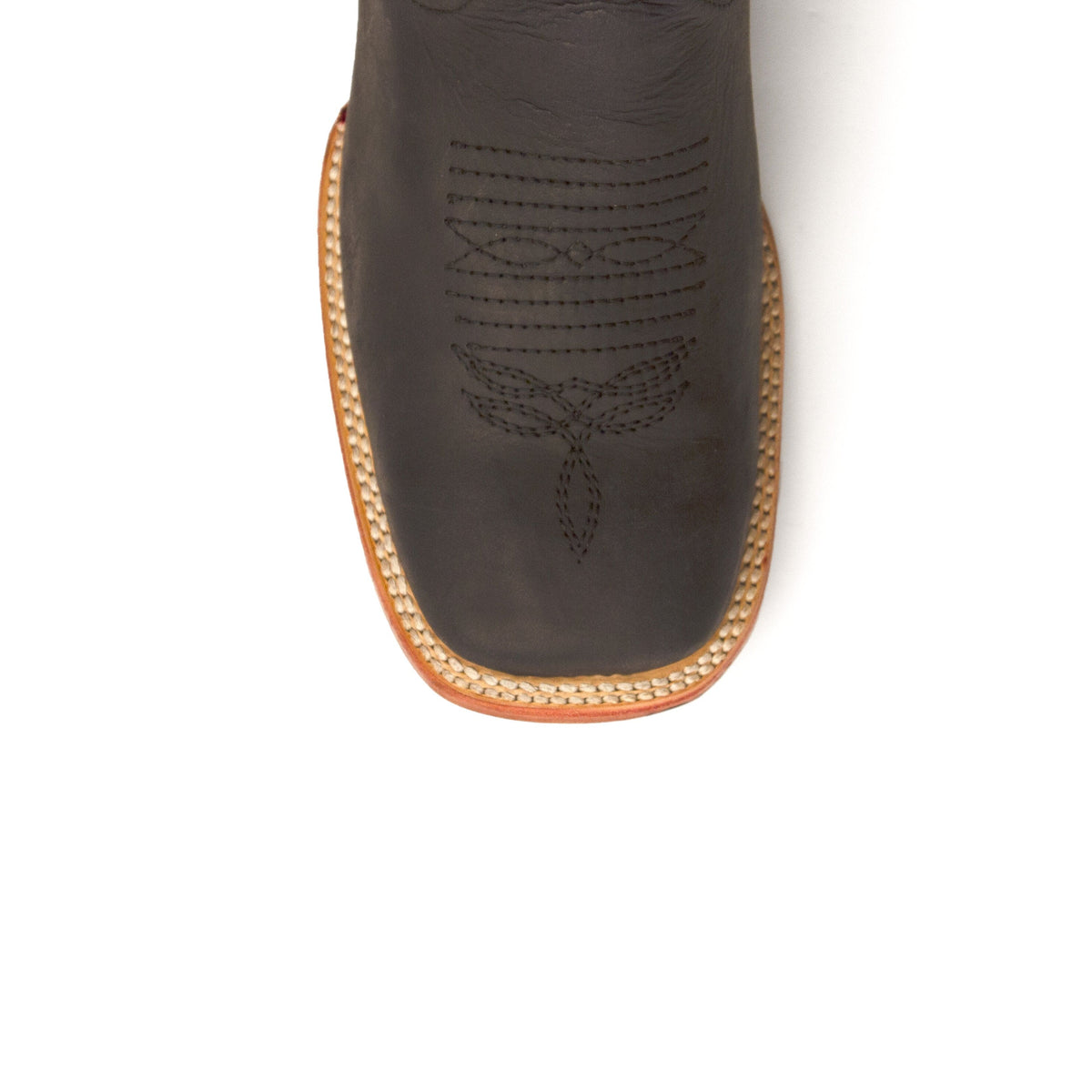 Ferrini USA Men's Ferrini Leather Maverick Cowboy Boot in Black — MensUSA