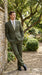Men’s Olive Green Tuxedo With Trim Collar – Formal Wedding, Prom Suit Modern Fit