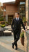Vitali Mens Black Tone on Tone Shadow Stripe Vested Suit Set – 3 Piece Modern Fit Pinstripe Two Buttons